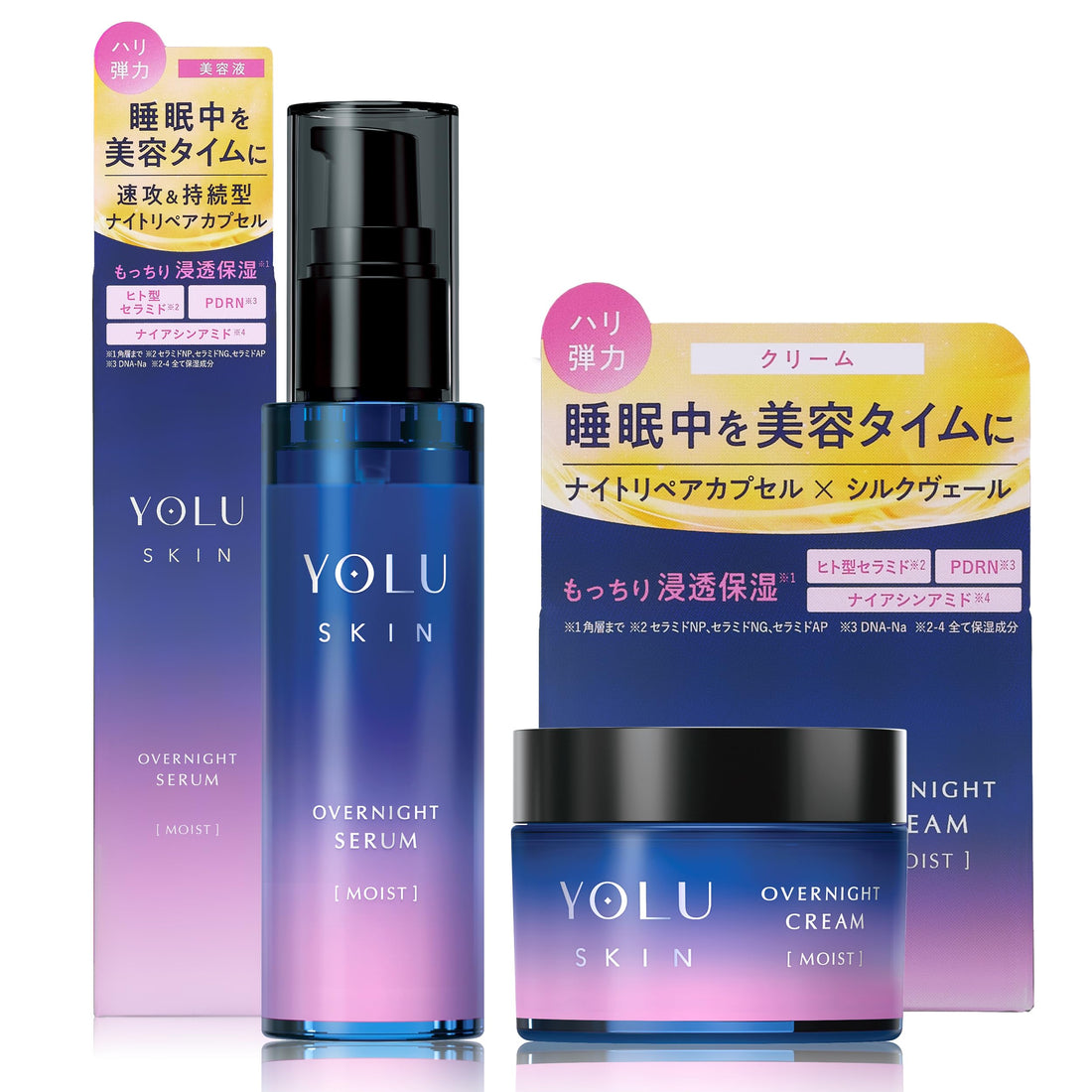 YOLU Overnight Skin Serum Moisture Boosting Cream 1 oz