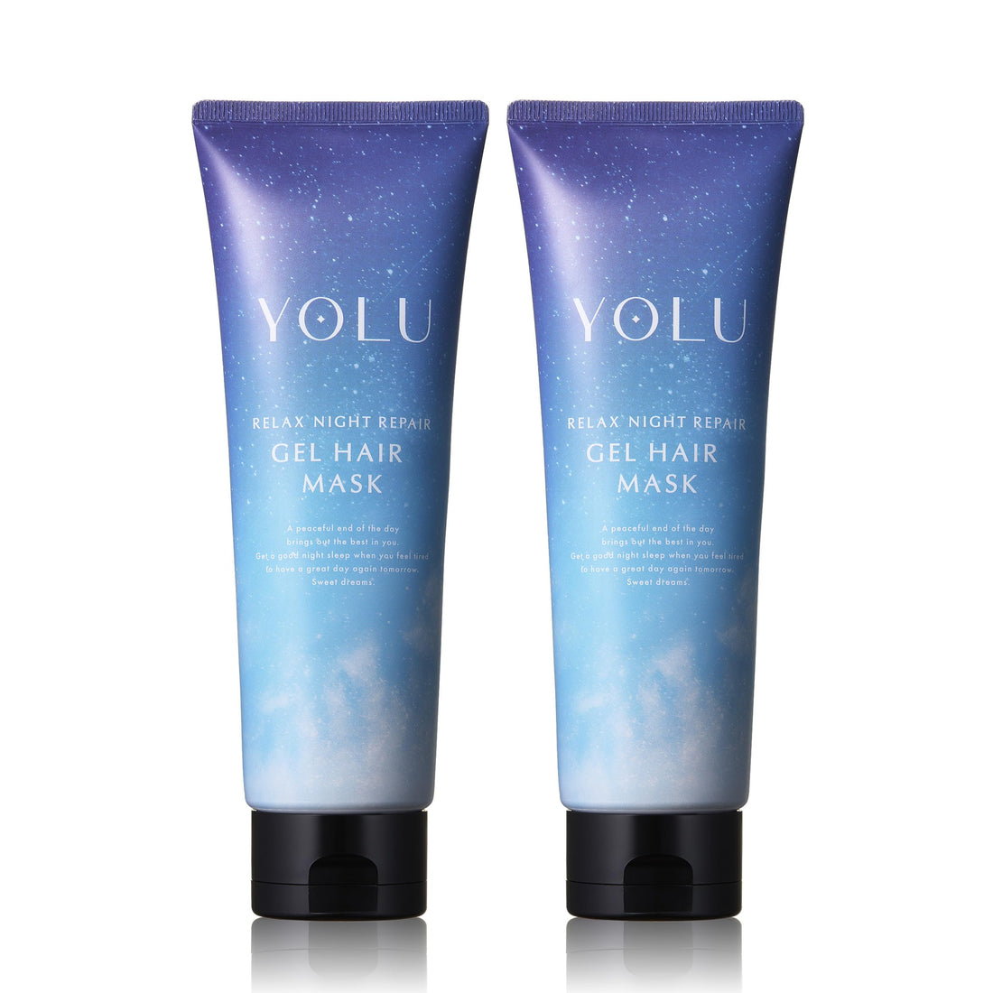 YOLU Relax Night Repair Hair Mask 2-Piece Set