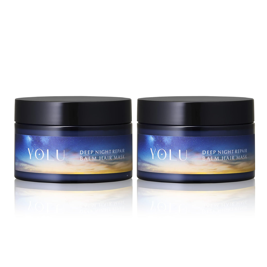 YOLU Deep Night Repair Hair Mask 2 Piece Set for Japanese Hair Care