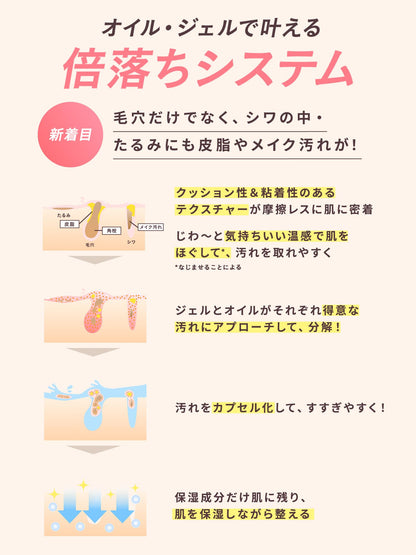 Yunth Cleansing Oil 120ml Japanese Makeup Remover with 92% Beauty Ingredients