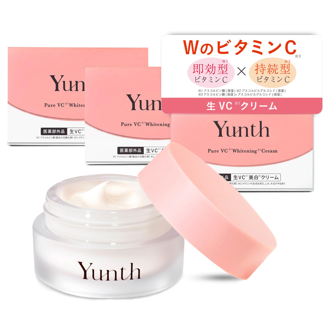 Yunth Vitamin C Cream 30g Set for Radiant Skin