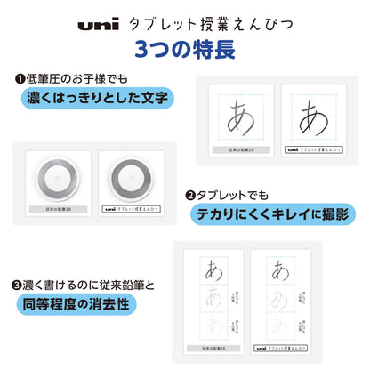 Mitsubishi Pencil Writing Pencil for Tablet Classes 2B 12 Pack