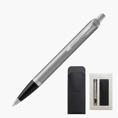 PARKER IM Ballpoint Pen &amp; Fountain Pen Gift Sets with Pen Sleeve