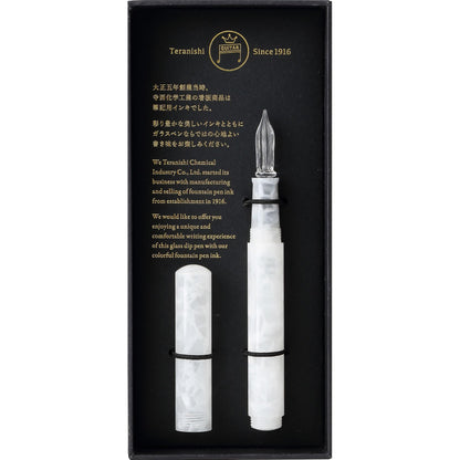 Teranishi Chemical Guitar Glass Pen Aurora Long Cap Jelly
