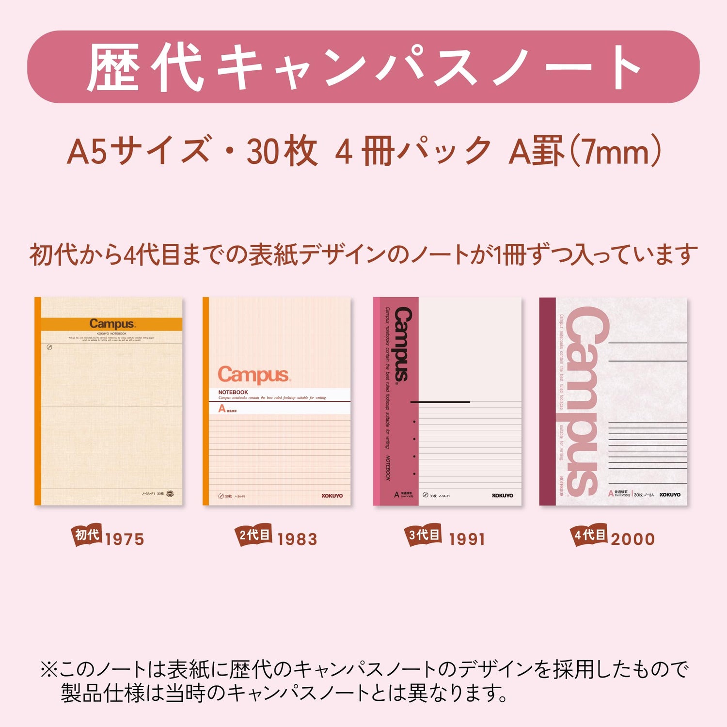 KOKUYO Campus Notebook Set A5 &amp; B5 with A/B Ruled Options