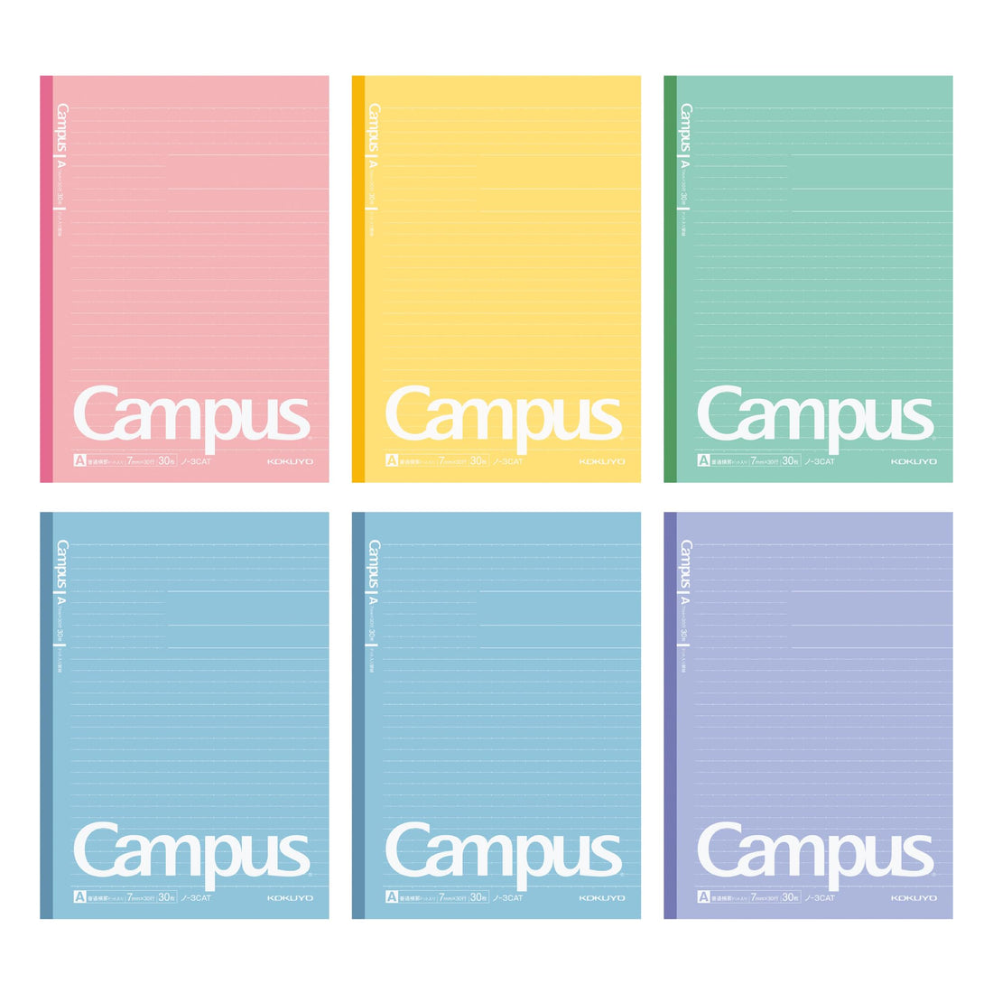 KOKUYO Campus B5 Dot Notebooks with A-Grade Paper and Ruling Options