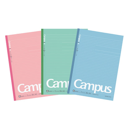 KOKUYO Campus Notebook A4 Pack with Color Assortment &amp; Dot Grid