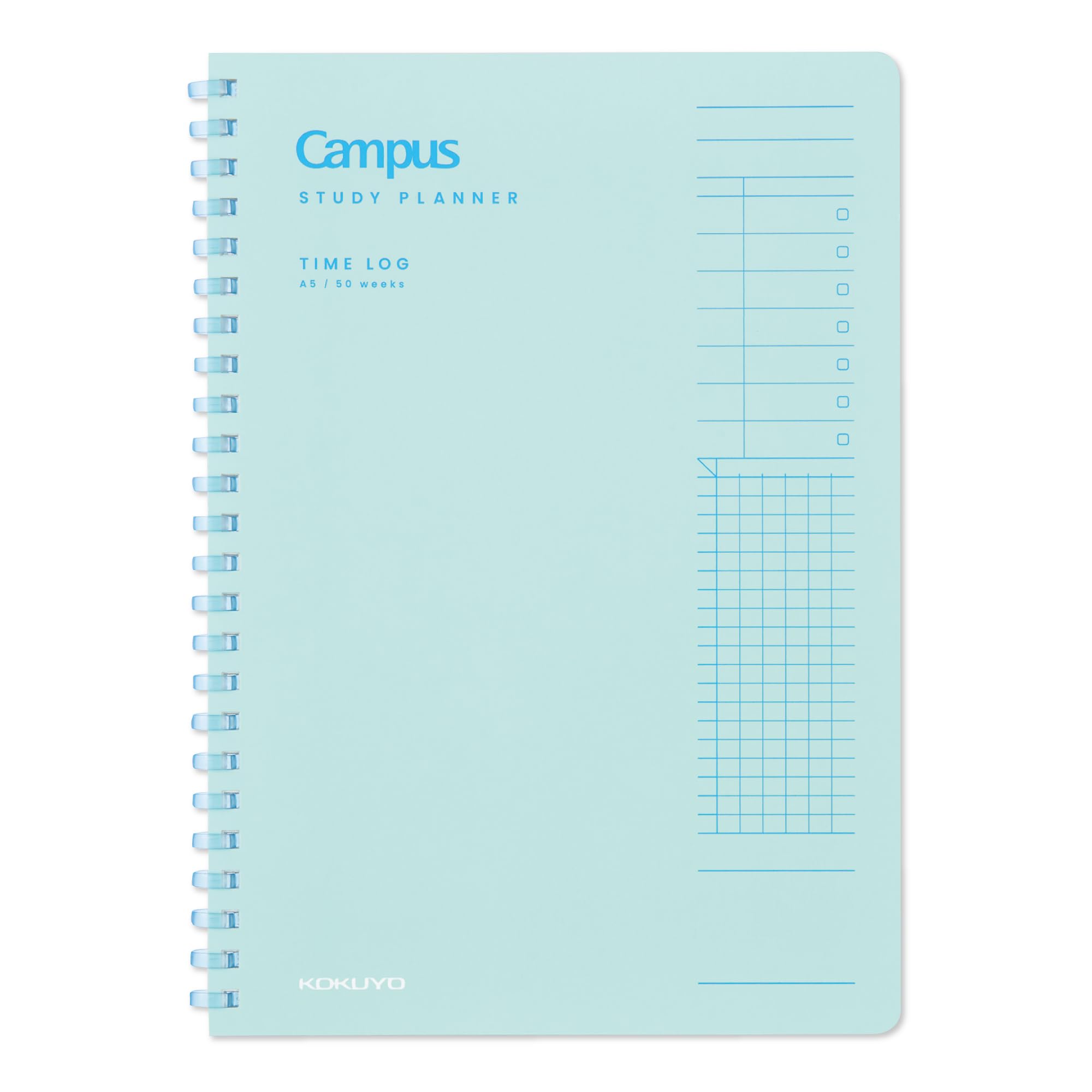 KOKUYO Study Planner TIME LOG for Effective Time Management A5 &amp; Semi B5
