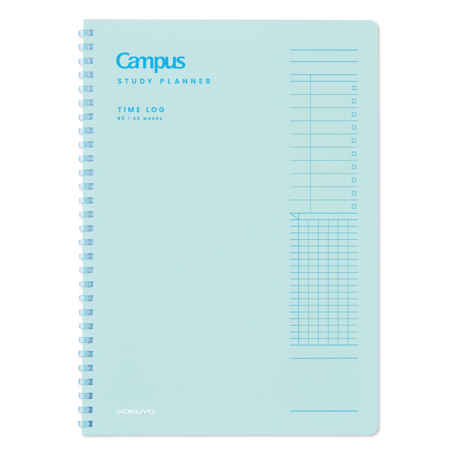 KOKUYO Study Planner TIME LOG for Effective Time Management A5 &amp; Semi B5