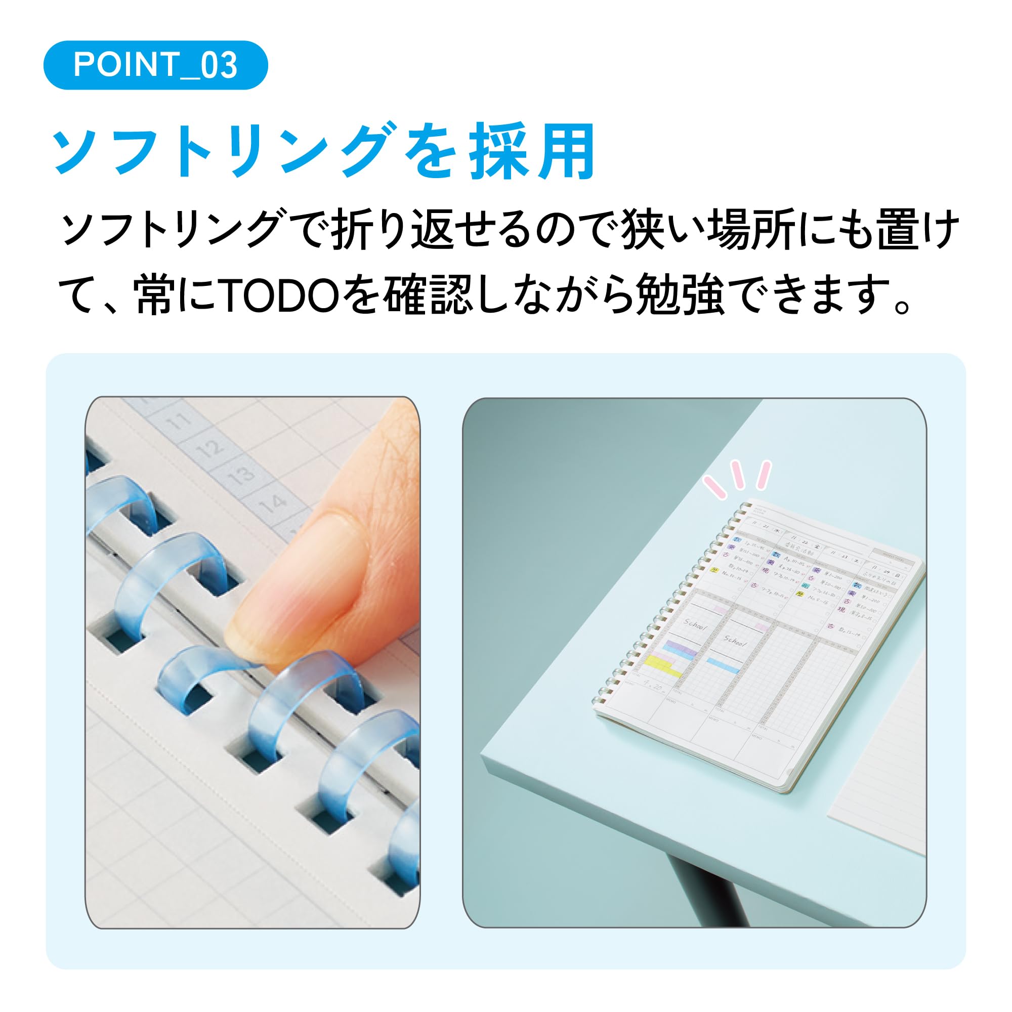 KOKUYO Study Planner TIME LOG for Effective Time Management A5 &amp; Semi B5