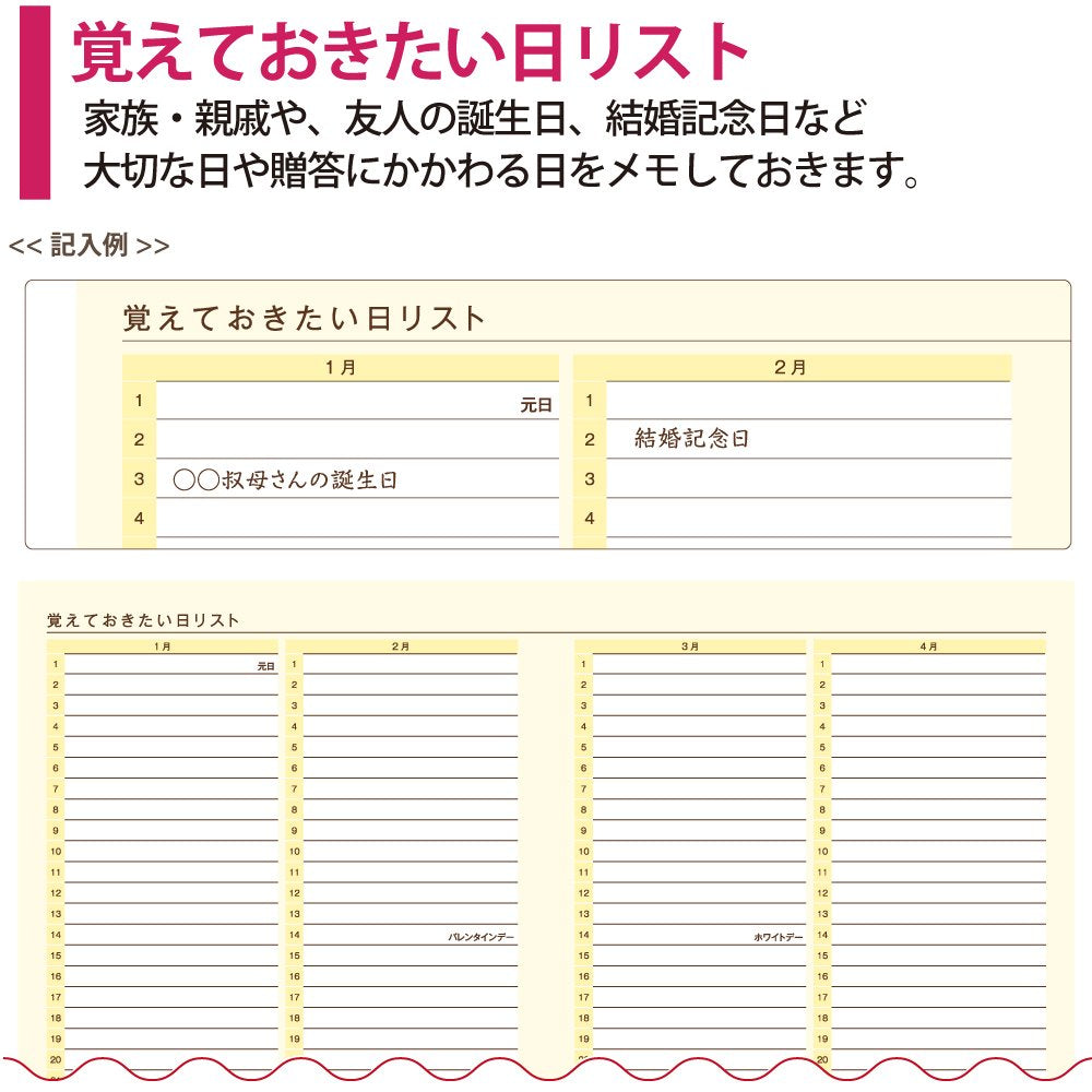 KOKUYO Gift Record &amp; Relationship Notebook 100 Sheets