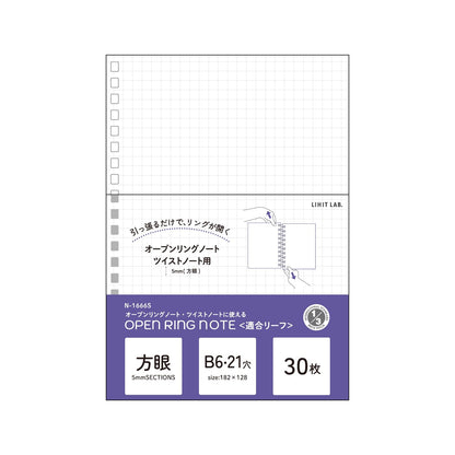Lihit Lab Loose Leaf Paper &amp; Notebook Refill Sheets