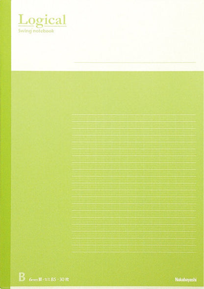 Nakabayashi Logical Notebook B5 Size 5-Pack with A/B Rule Options