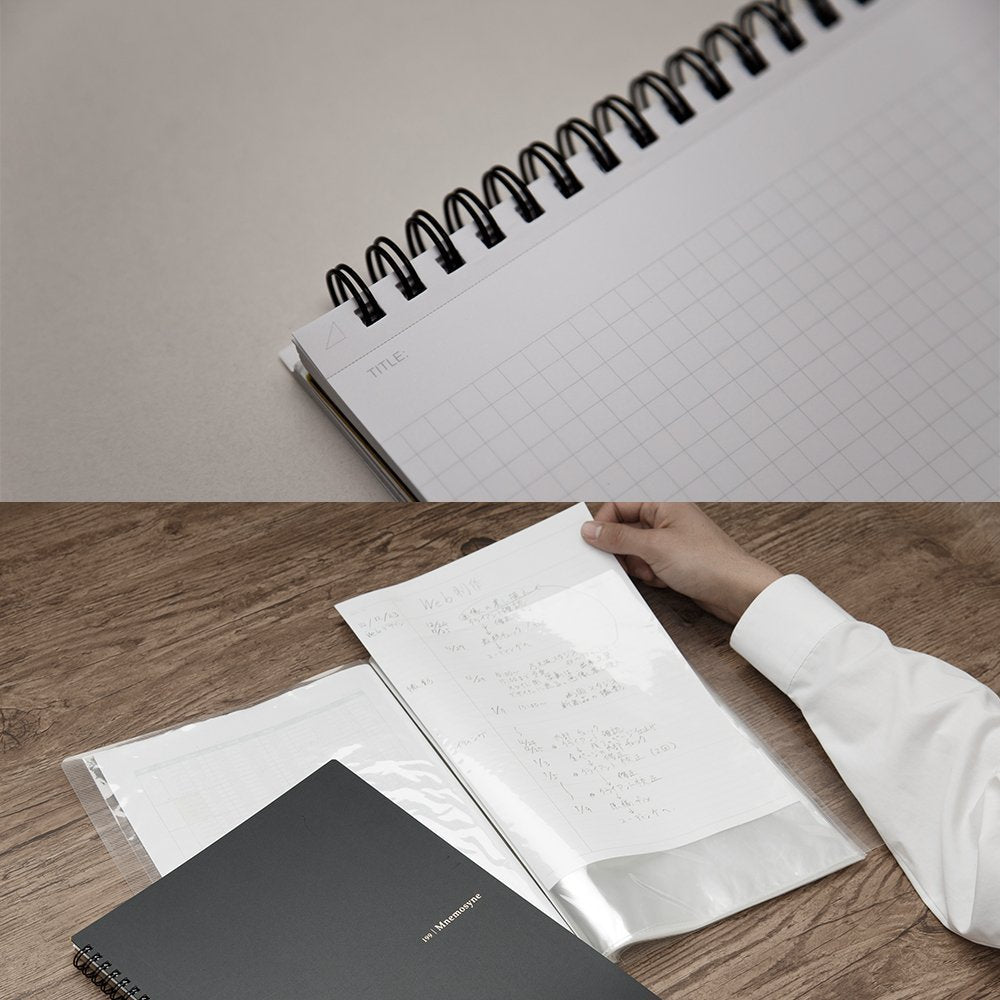 Maruman Nemosine Notebook &amp; Ring Notebook with 7mm Ruled Pages