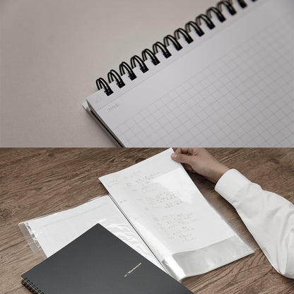 Maruman Nemosine Notebook &amp; Ring Notebook with 7mm Ruled Pages