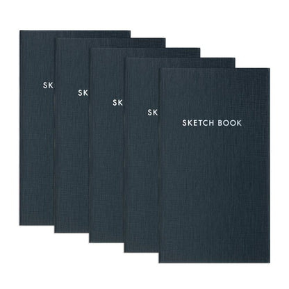 KOKUYO Sketch Notebook Set with 3mm Grid - 5 Pack Options