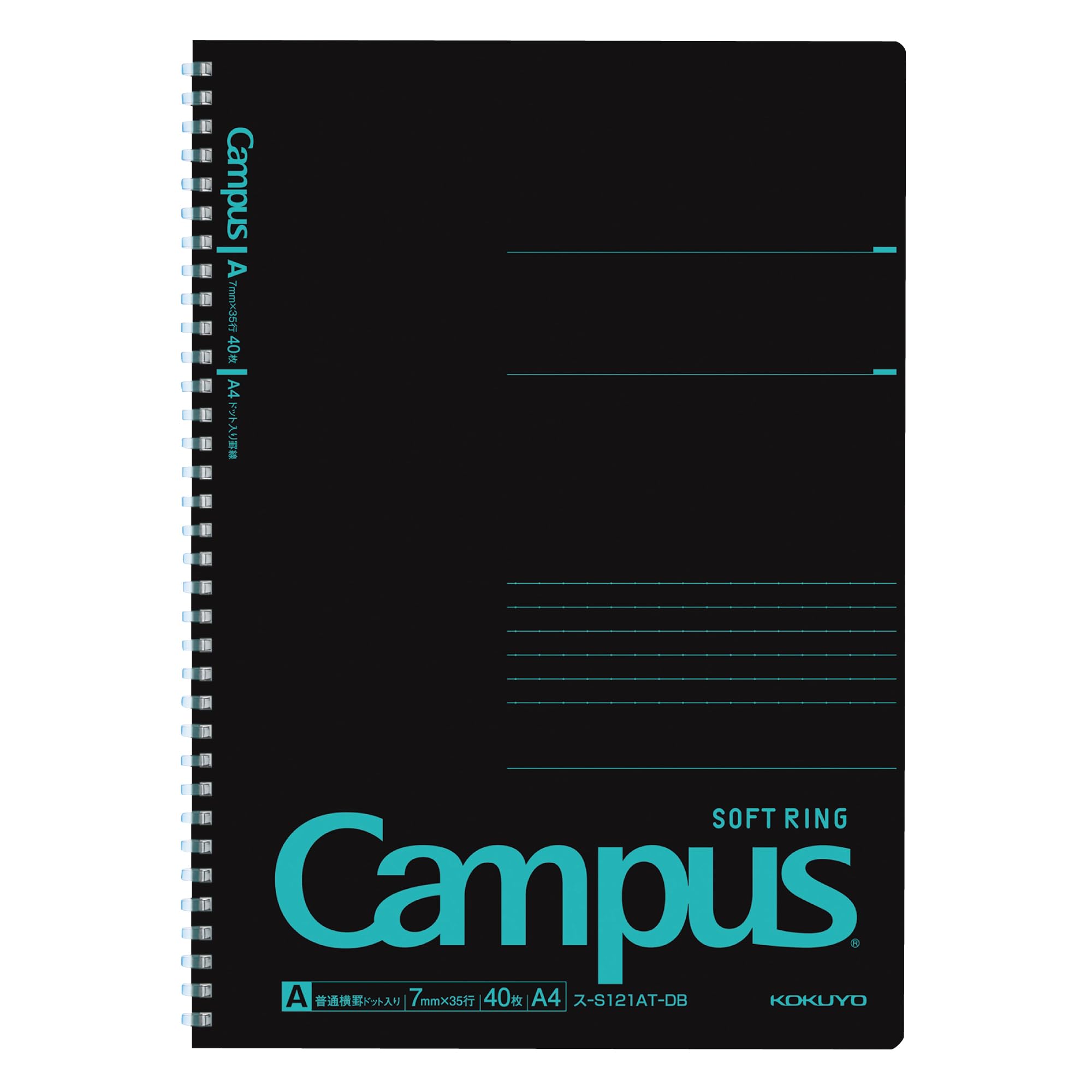 KOKUYO Campus Soft Ring Notebook Set with Dotted A4 &amp; B5 Sizes