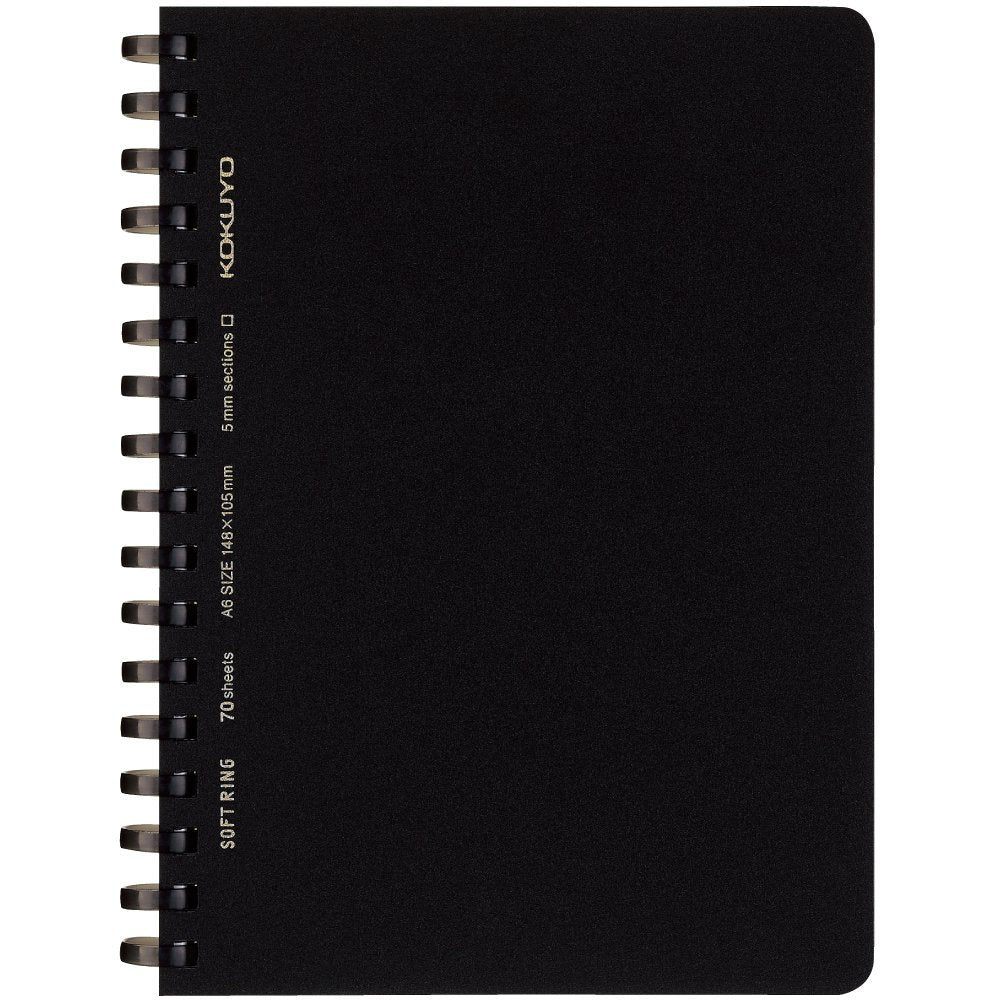 KOKUYO Soft Ring Business Notebook A6 B6 A7 Graph Paper 70 Sheets