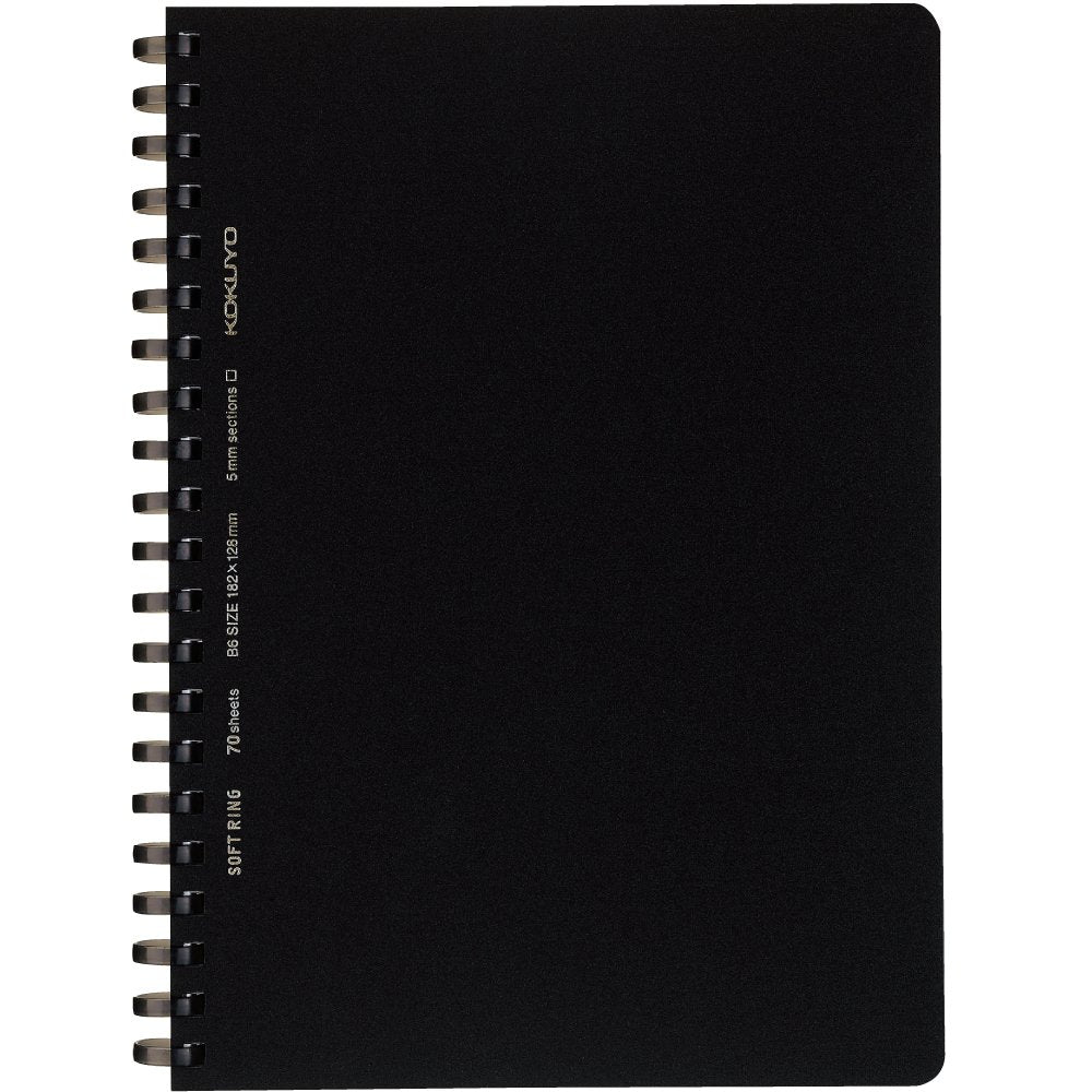 KOKUYO Soft Ring Business Notebook A6 B6 A7 Graph Paper 70 Sheets