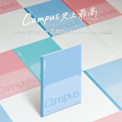 KOKUYO Campus Flat Note B5 Dot Grid Notebook 3-Pack