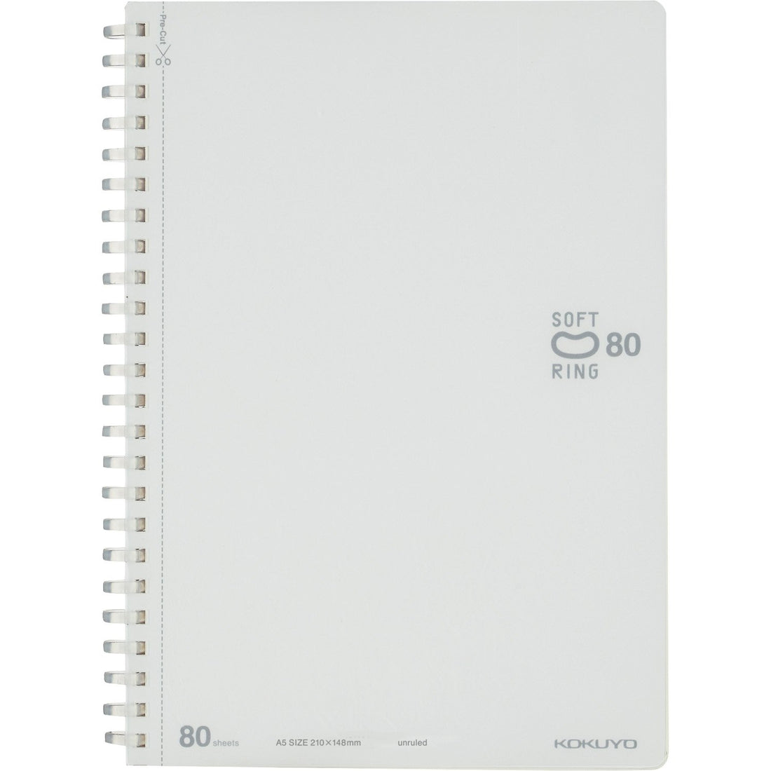 KOKUYO Soft Ring Notebook 80 Sheets Plain &amp; Grid Options