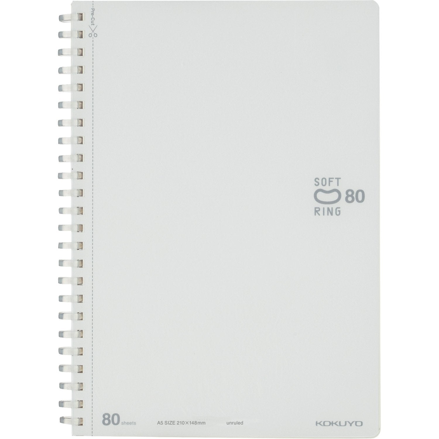 KOKUYO Soft Ring Notebook 80 Sheets Plain &amp; Grid Options