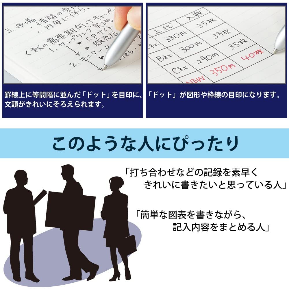 KOKUYO Campus Notebook A4 &amp; A5 with Dot Grid Sheets