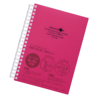 Lihit Lab Twist Ring Notebook A5, B6 &amp; Semi B5 with 30-100 Sheets