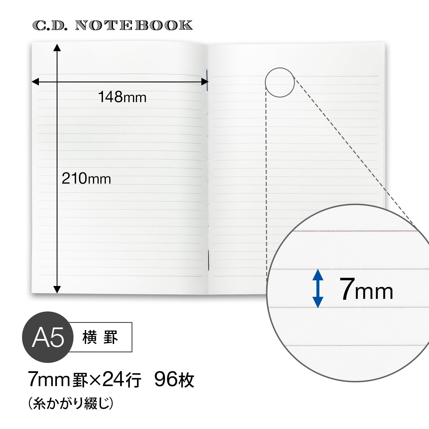 Apica Premium CD Notebook A4 &amp; A5 with Lined, Plain, and Graph Paper
