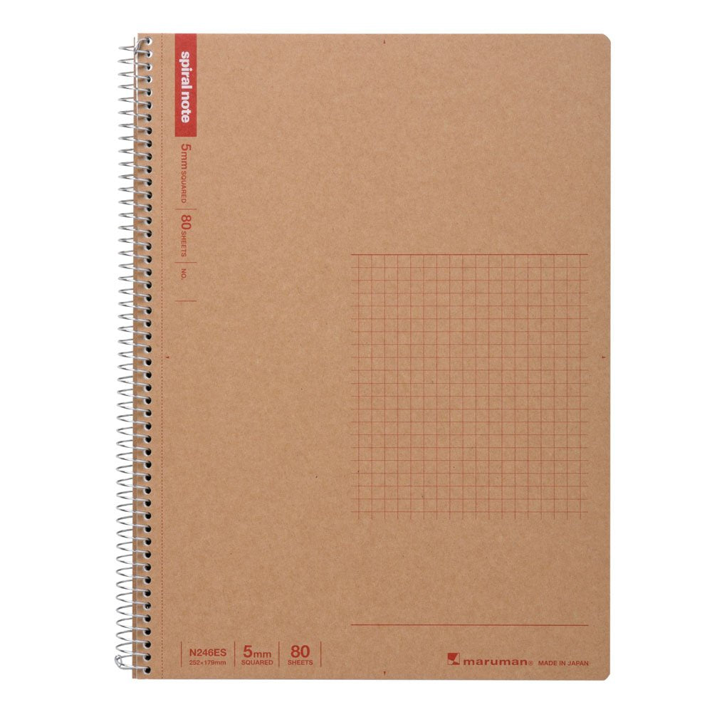 Maruman Ring Notebook A4 A5 B5 B6 5mm Graph Paper Options