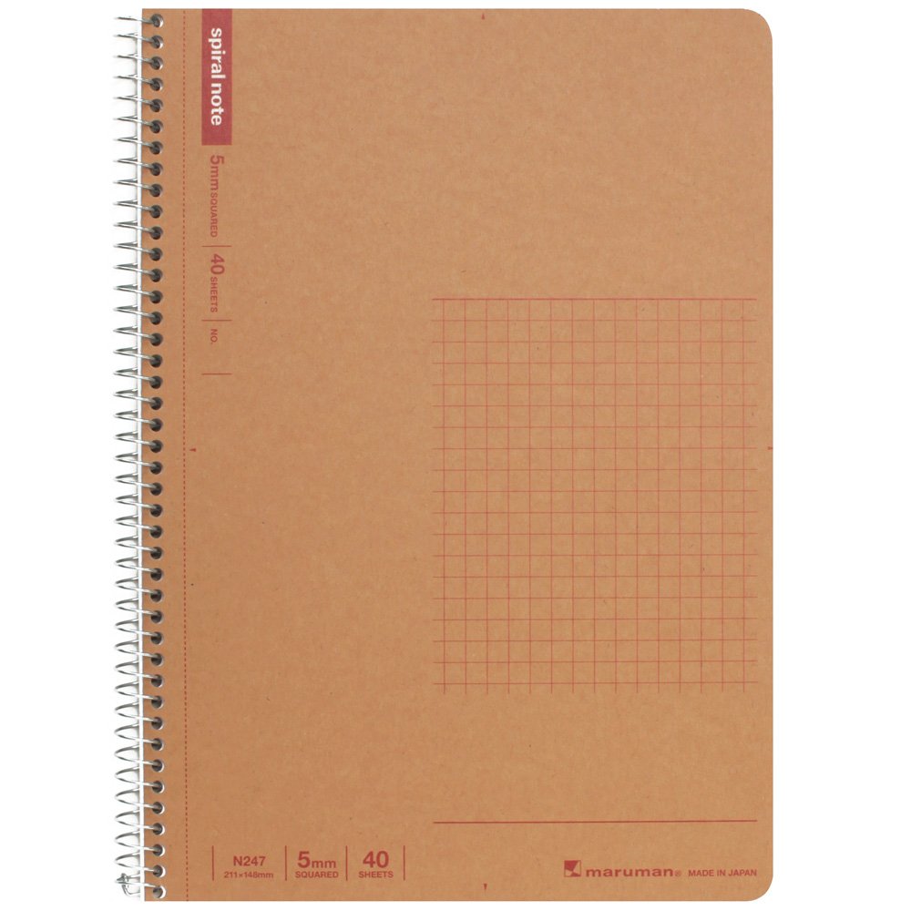 Maruman Ring Notebook A4 A5 B5 B6 5mm Graph Paper Options