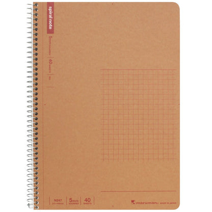 Maruman Ring Notebook A4 A5 B5 B6 5mm Graph Paper Options