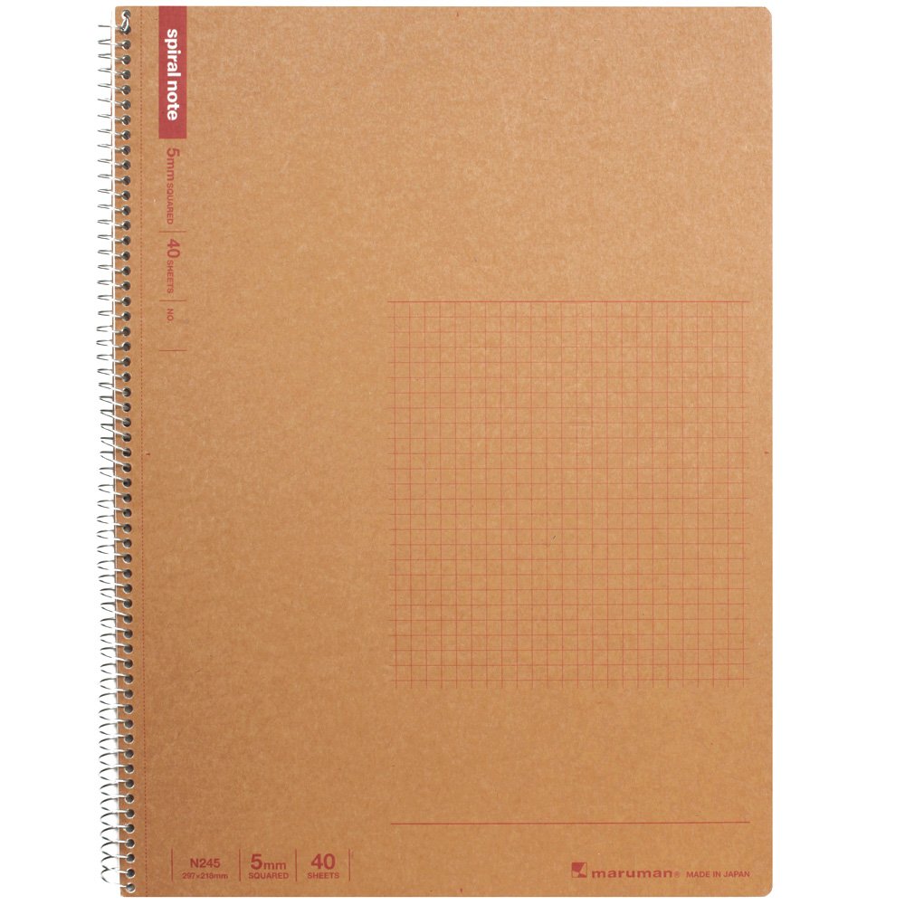 Maruman Ring Notebook A4 A5 B5 B6 5mm Graph Paper Options