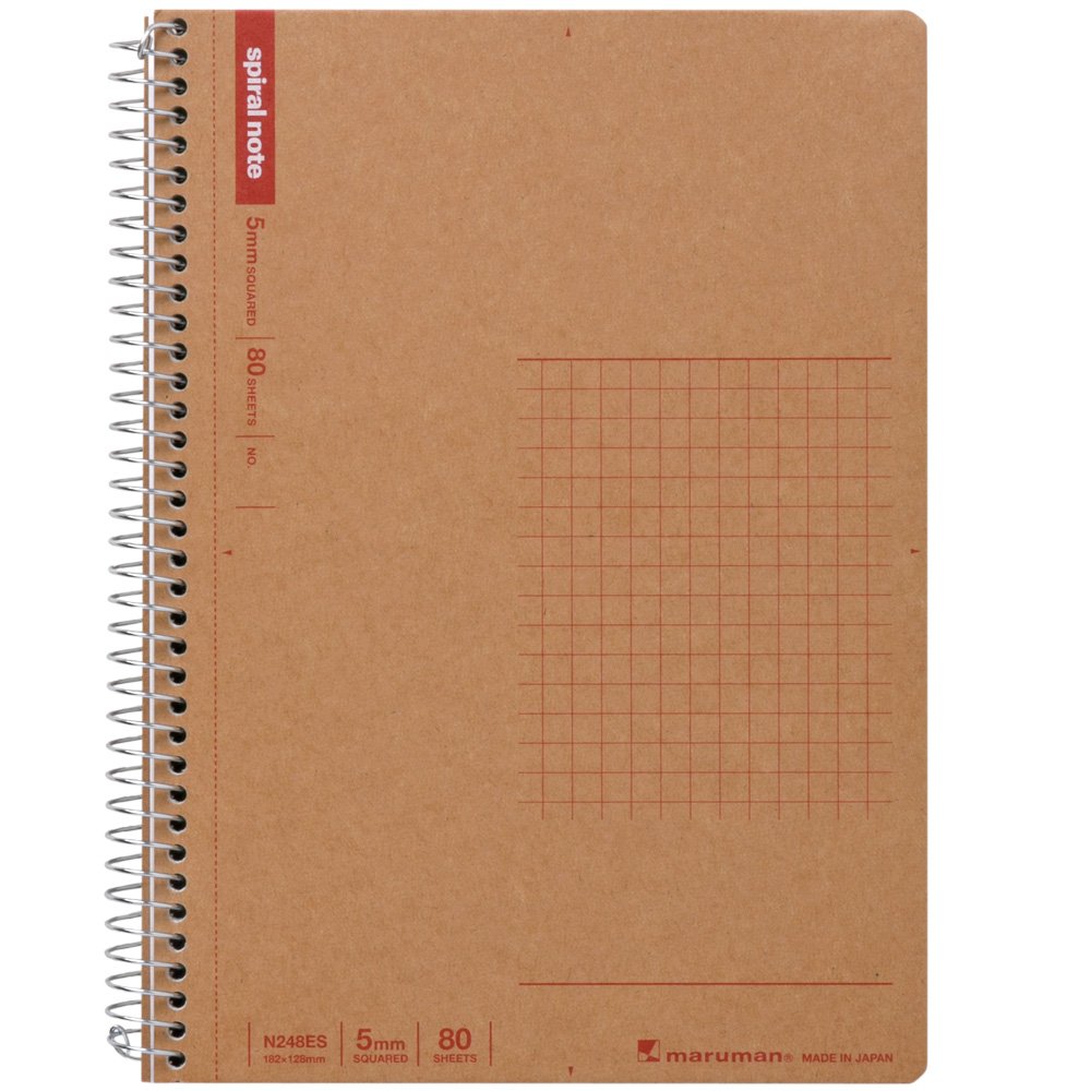 Maruman Ring Notebook A4 A5 B5 B6 5mm Graph Paper Options