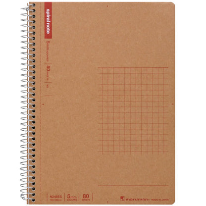 Maruman Ring Notebook A4 A5 B5 B6 5mm Graph Paper Options