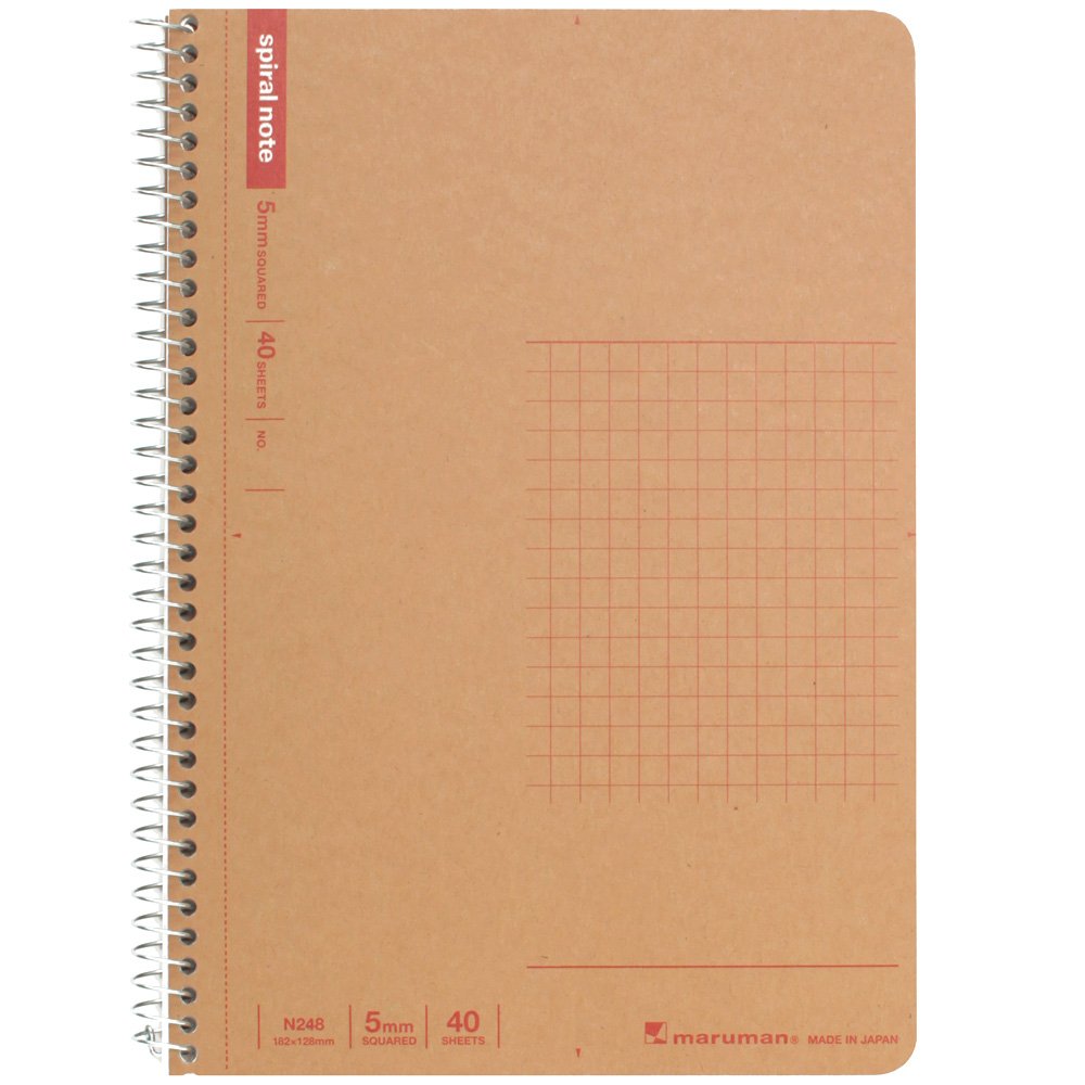Maruman Ring Notebook A4 A5 B5 B6 5mm Graph Paper Options