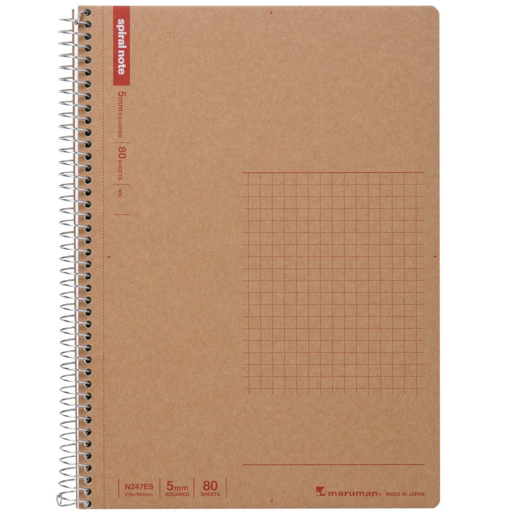 Maruman Ring Notebook A4 A5 B5 B6 5mm Graph Paper Options