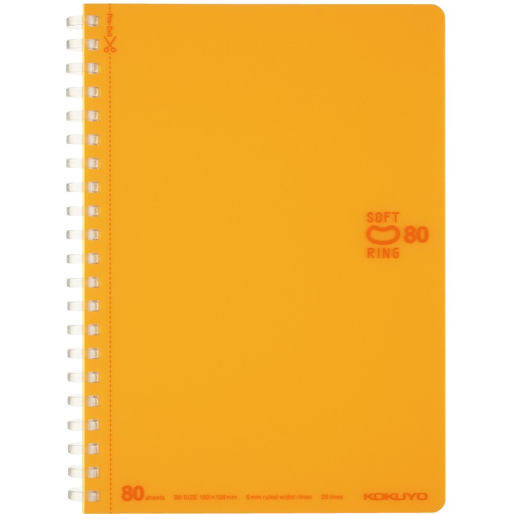 KOKUYO Soft Ring Notebook B6 80 Sheets Dot Grid