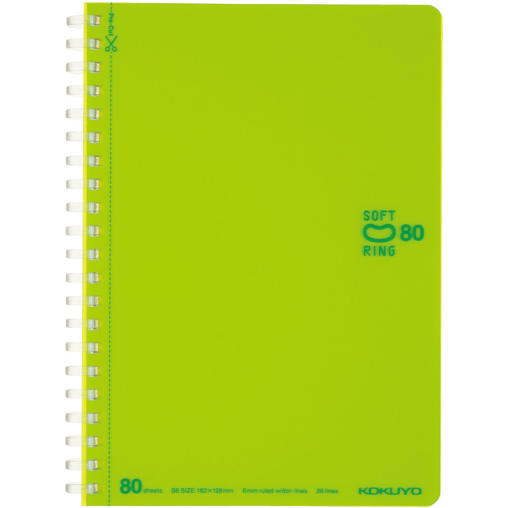 KOKUYO Soft Ring Notebook B6 80 Sheets Dot Grid