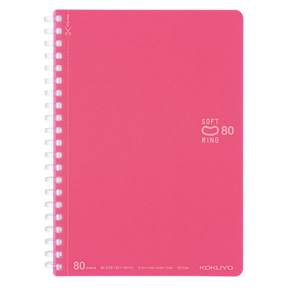 KOKUYO Soft Ring Notebook B6 80 Sheets Dot Grid