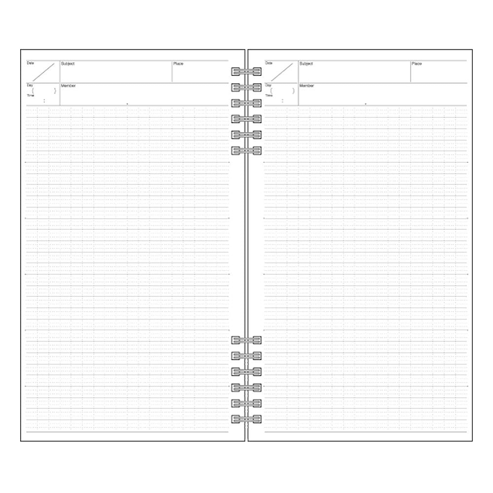 Nakabayashi A5 Slim Meeting &amp; Today Notebook for Effective Organization