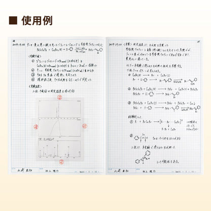 KOKUYO Research Lab Notebook A4 &amp; B5 Variants with Grid and Signature