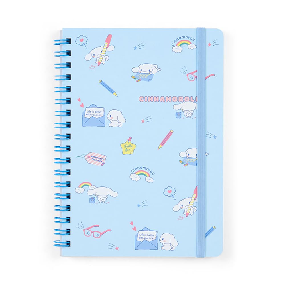 SANRIO B6 Ring Notebook 18.2x13.5cm Character Design