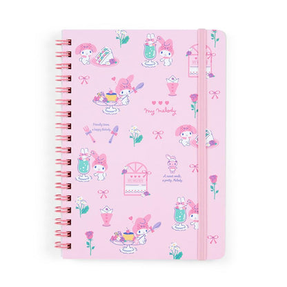 SANRIO B6 Ring Notebook 18.2x13.5cm Character Design