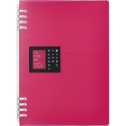 Kingjim Ring Notebook Teffleune A5 &amp; B5 with 20-26 Holes