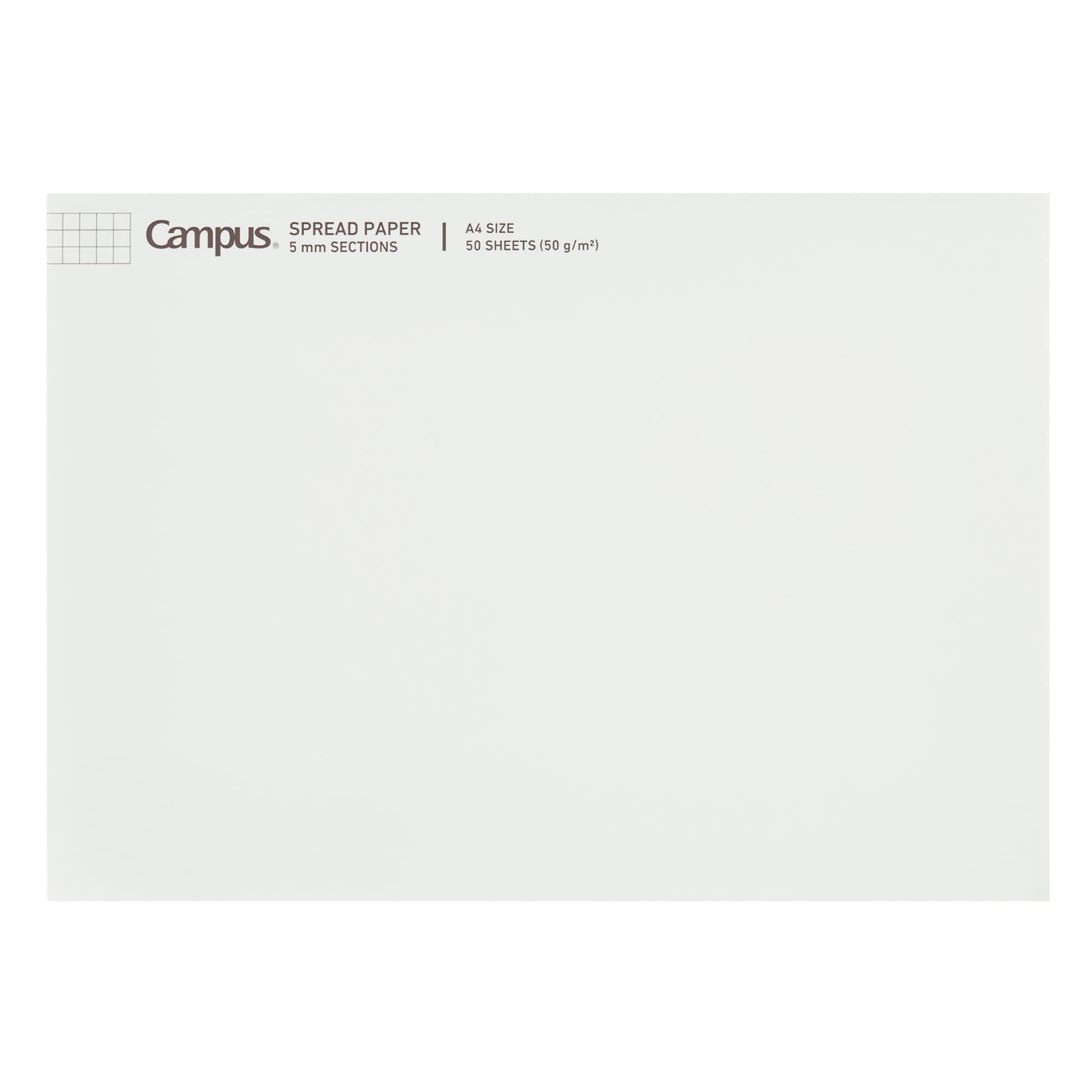 KOKUYO Campus Spread Paper 50 Sheets 5mm Grid A4 A3 B5