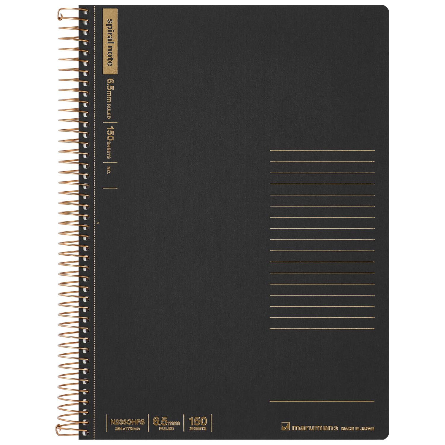 Maruman A5 &amp; B5 Ring Notebook with 150 Pages