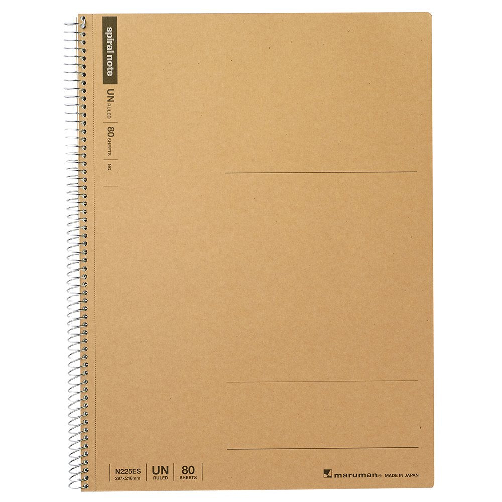 Maruman Basic Ring Notebook Set A5 A4 B5 Options 80 Sheets Unruled
