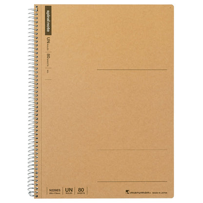 Maruman Basic Ring Notebook Set A5 A4 B5 Options 80 Sheets Unruled