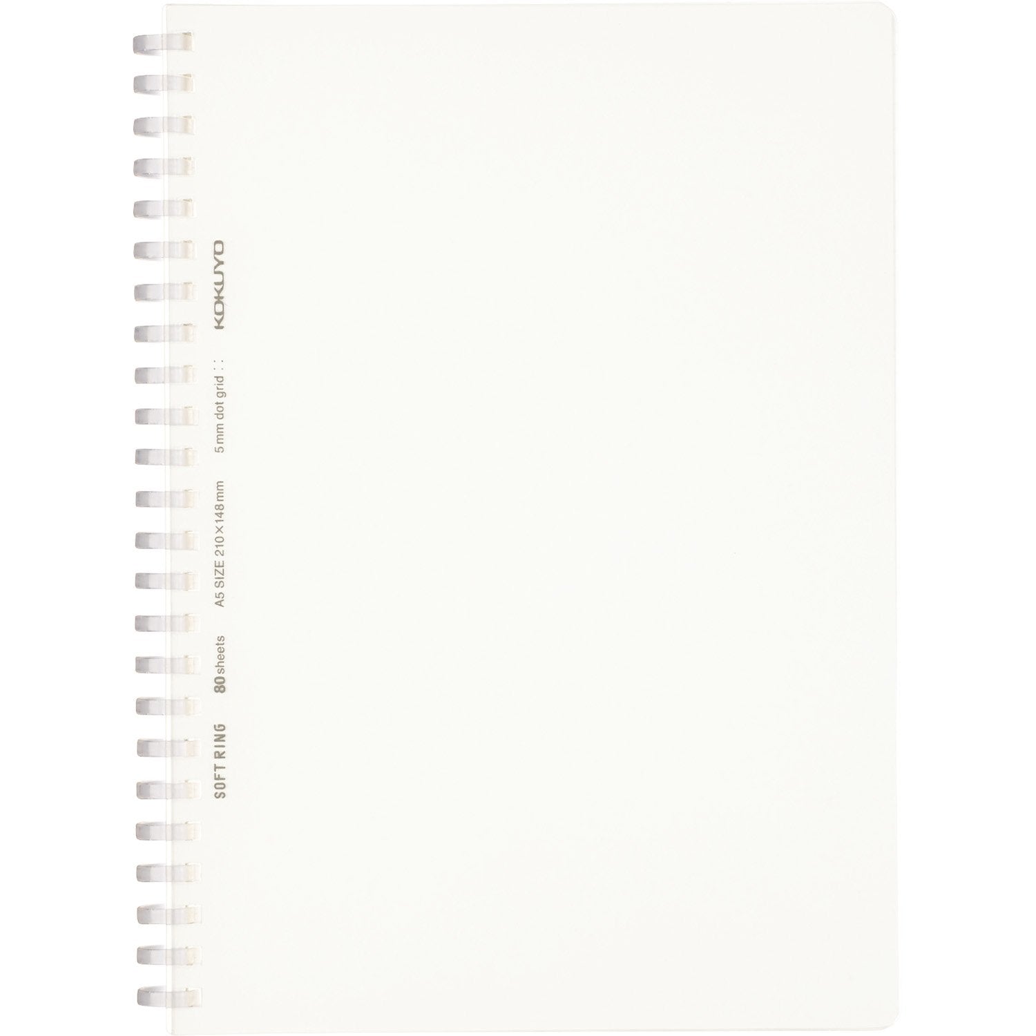 KOKUYO Soft Ring Notebook Clear 80 Sheets A5 &amp; Semi B5 Options